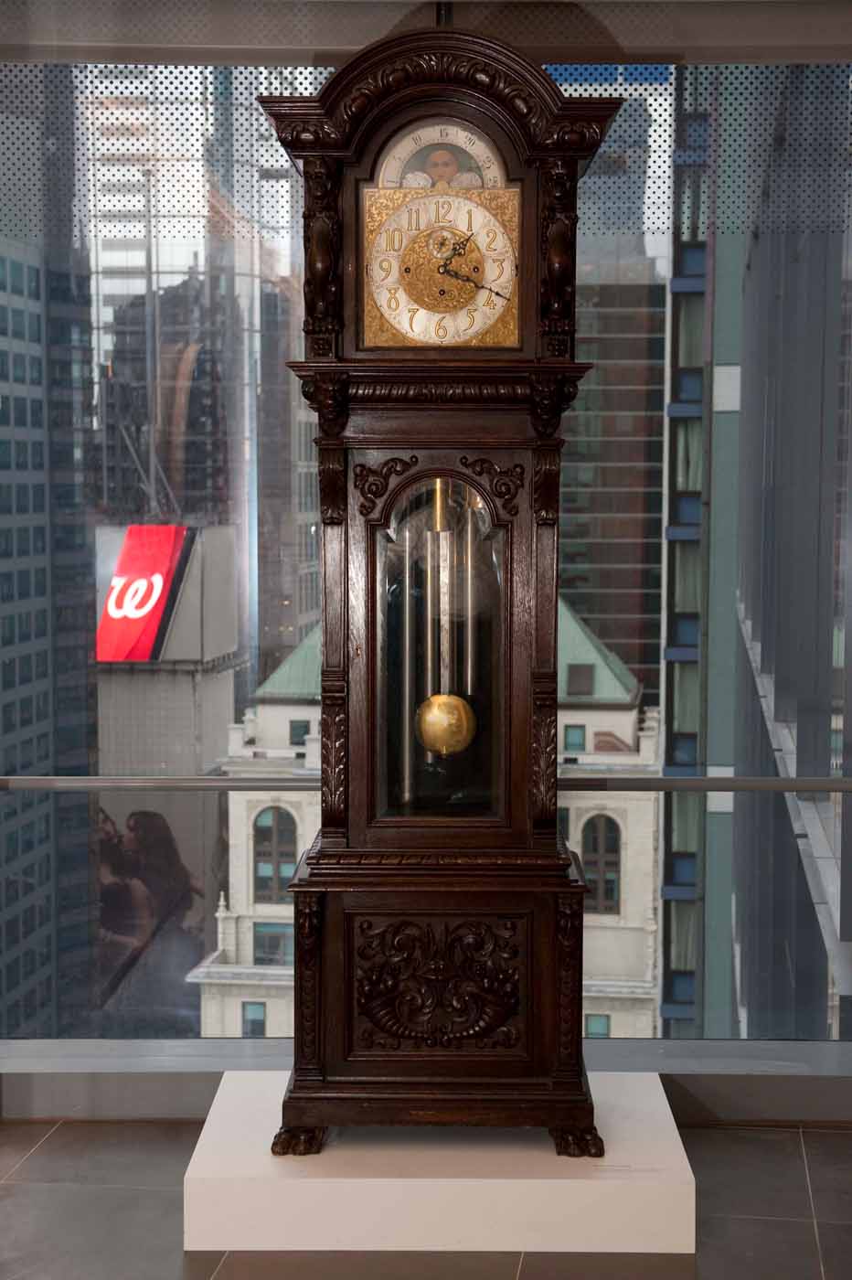 William Rose's grandfather clock still chimes proudly in our New York office