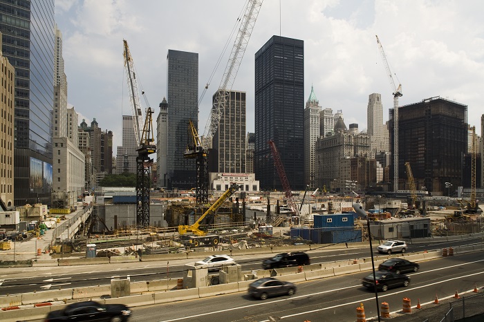 Construction at Ground Zero, New York City