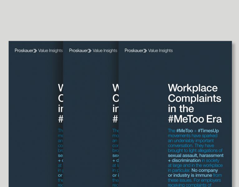 Workplace Complaints in the #MeToo Era